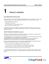 Datasheet S3C80F9 производства Samsung